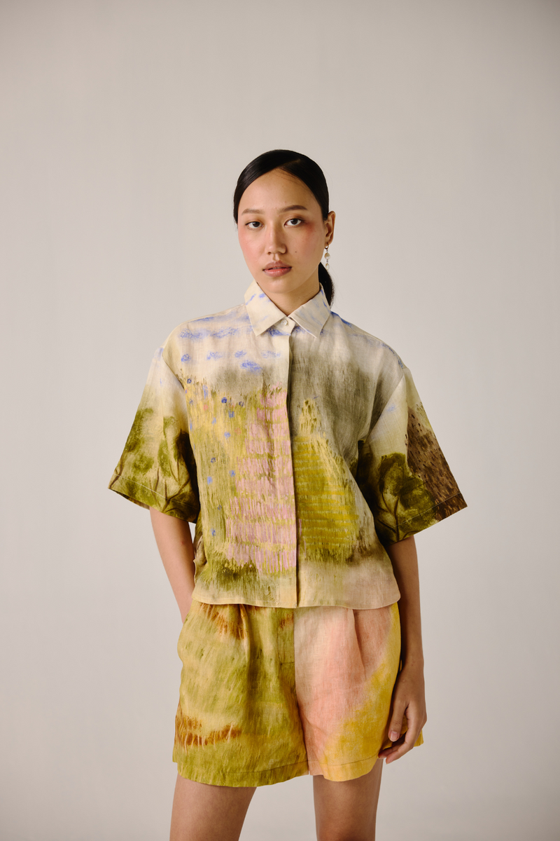 Leo Set - Dale linen by CORD for women in Singapore