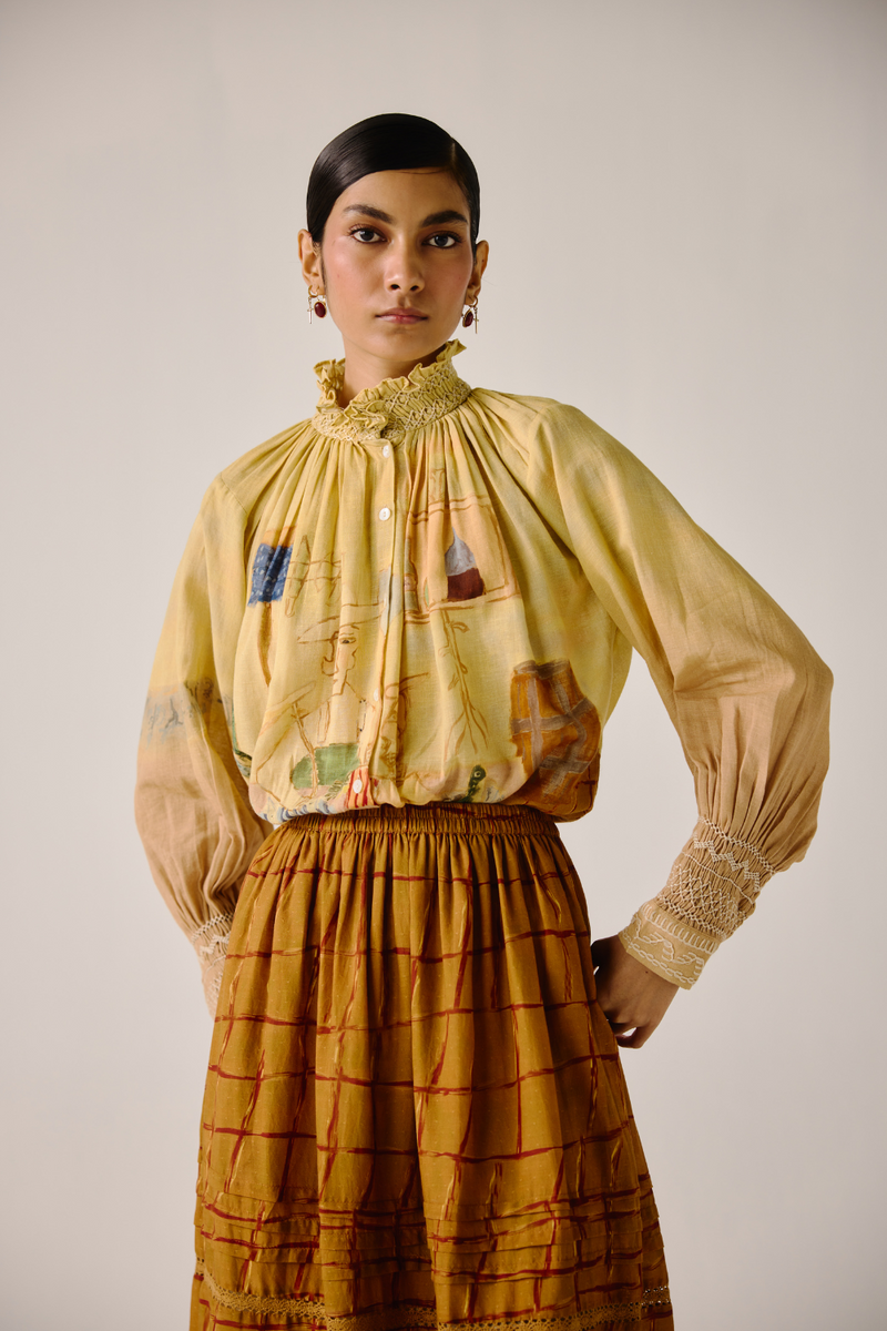 Farmer Top - Fisherman cotton by CORD for women in Singapore