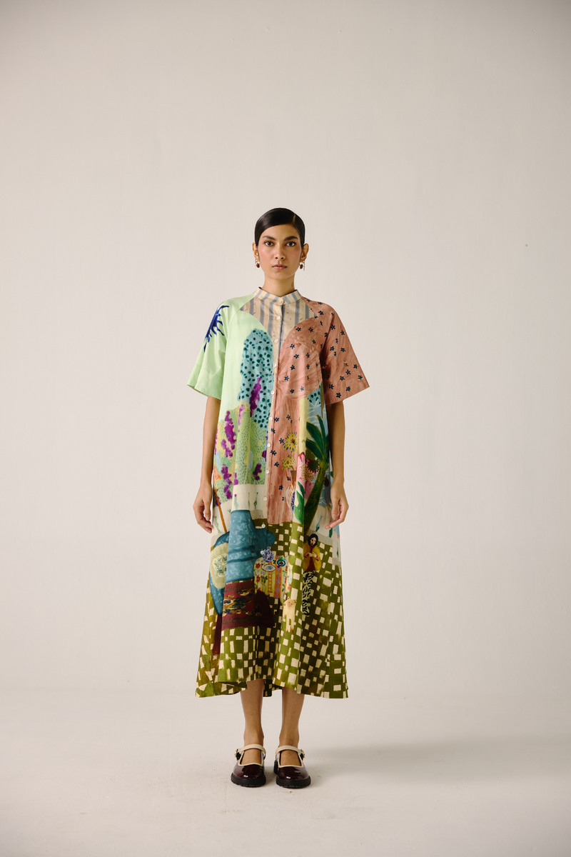 A-Line Long Dress - Alice cotton by CORD for women in Singapore