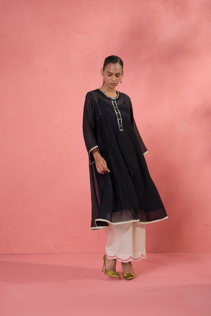 Zoya Set 2 cotton cambric light kurta set by AAVIDI in multicolor for women in Singapore