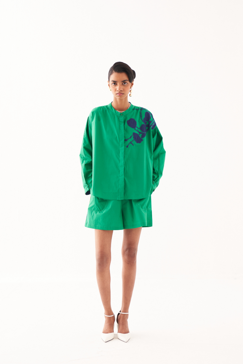 Emerald Applique Shirt