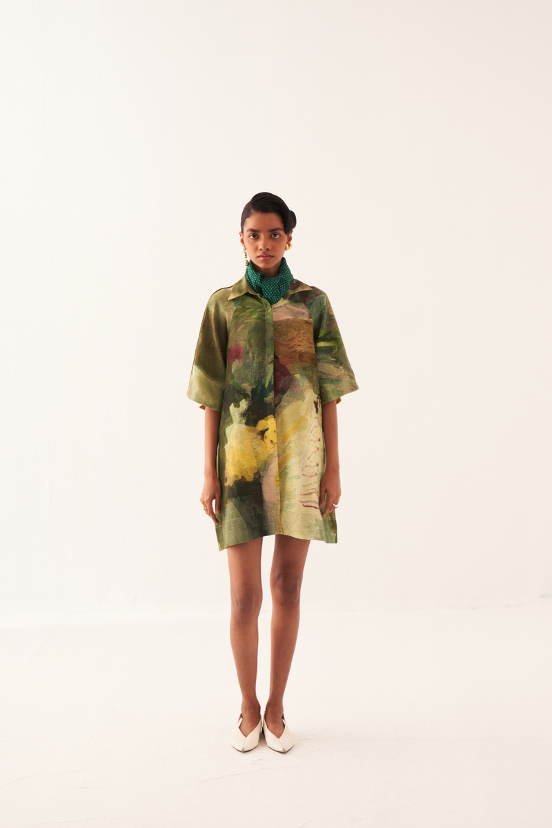 Meadows Shirt Aline Dress - Size M/L & XL/XXL