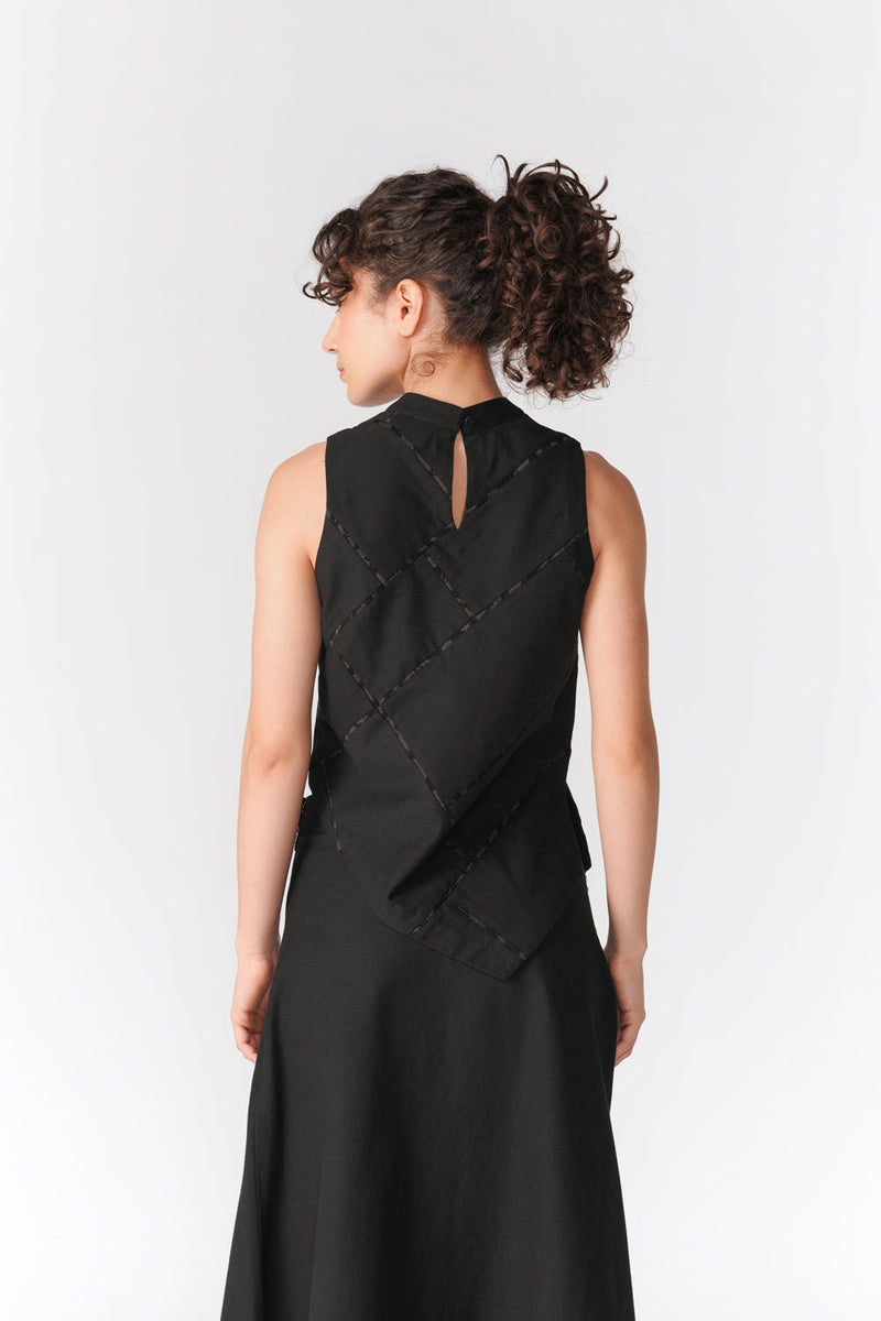 Uma Set co-ord set by Turn Black in black for women in Singapore