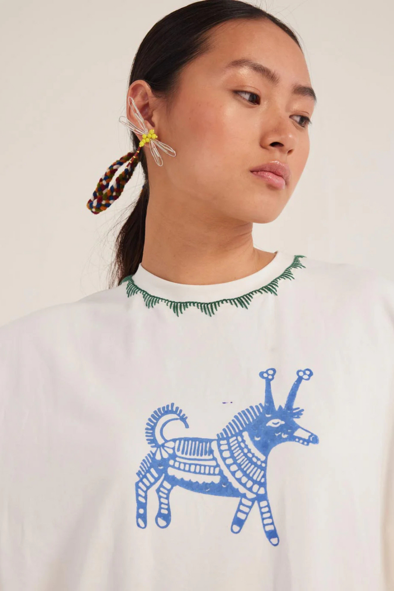 Kolam Oversized T-shirt by JodiLife for women in Singapore