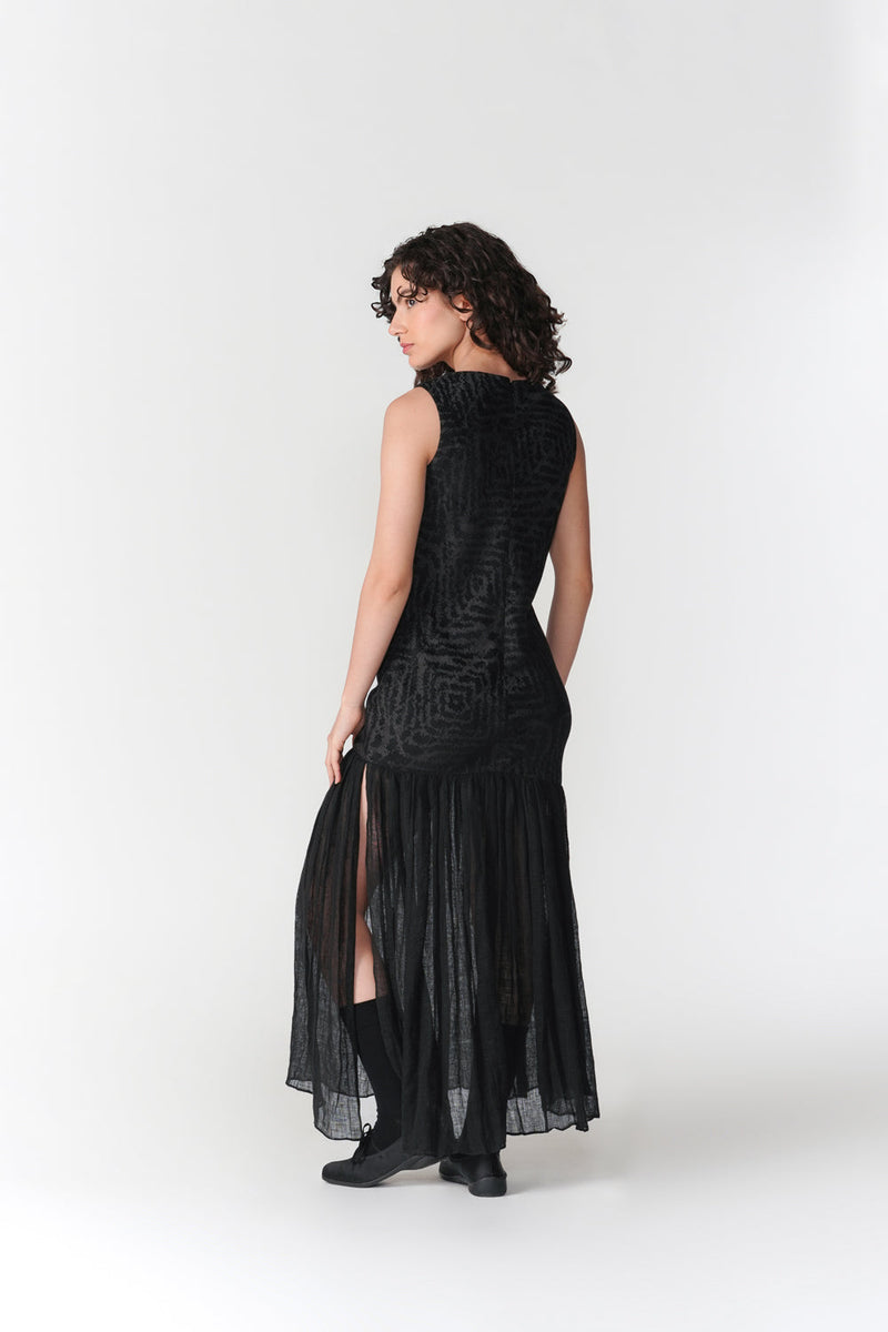 Cowl Neck Bias Dress dress by Turn Black in black for women in Singapore
