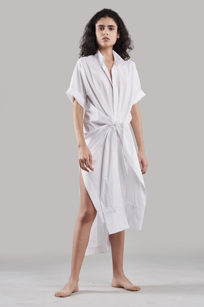 Rohati Shirt Dress poplin Buy Rohati Shirt Dress from C&W | Dresses for Women by Ituvana in black color for women in Singapore