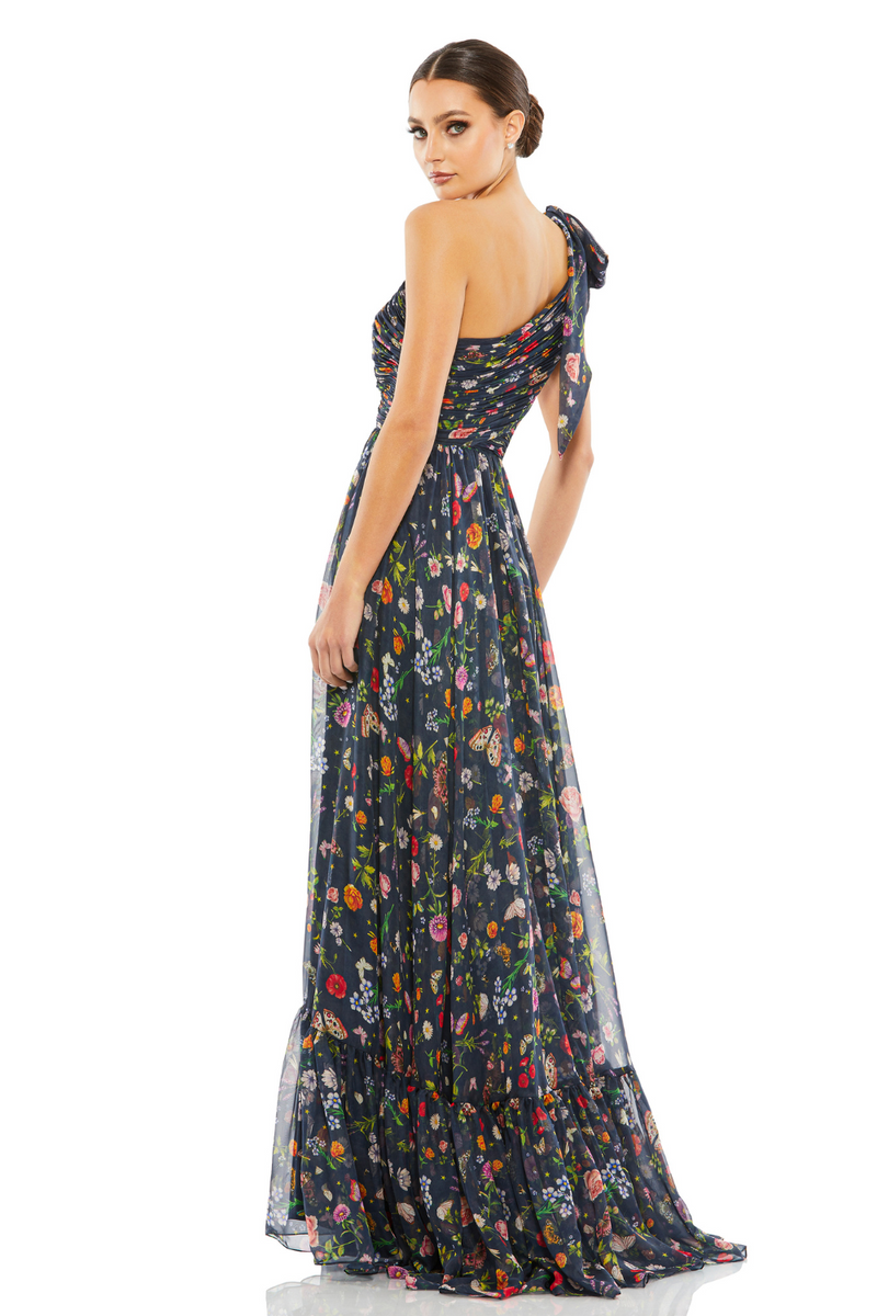 67938-Flowy Gown-Navy by Mac Duggal in navy color for women in Singapore
