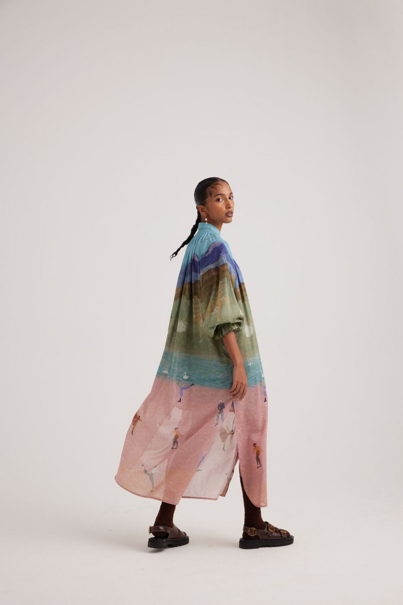 Chloe Dress-Skater cotton by CORD for women in Singapore