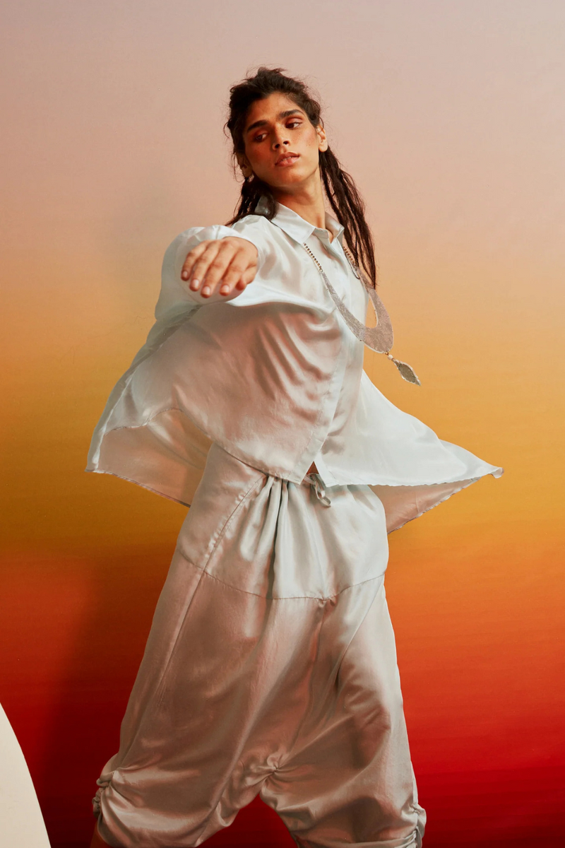 Ila Dhoti Set silk Buy Ila Dhoti Set from C&W | Co-Ord Sets for Women by Ituvana for women in Singapore