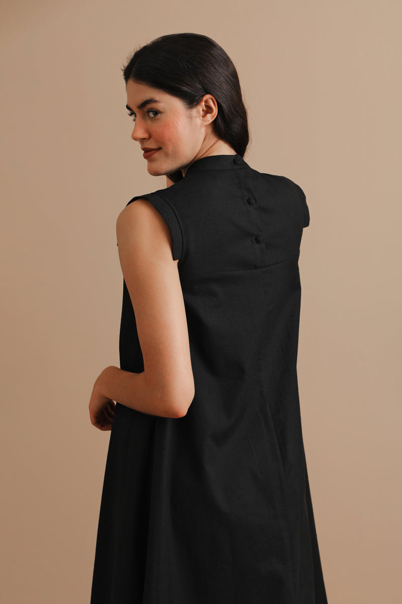 Zelda Long Black Dress