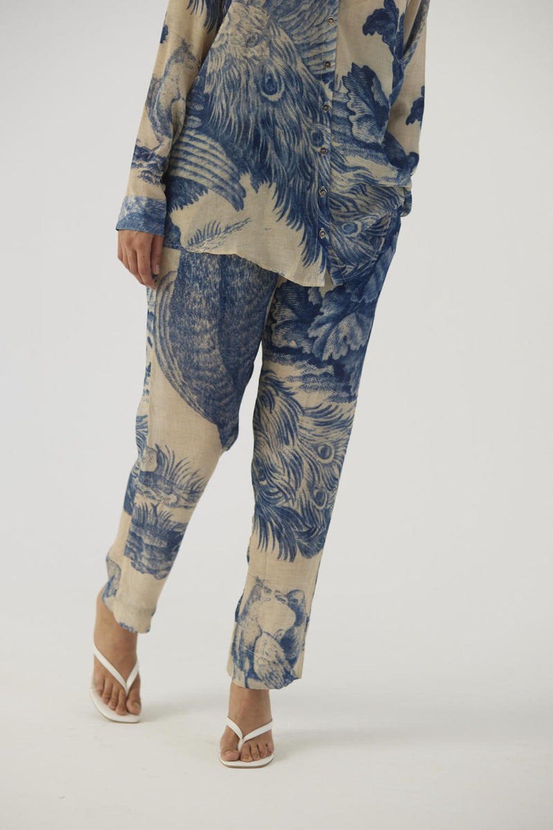 MORNI CREPE COORD SET Co-ord Sets by Yam in white color for women in Singapore