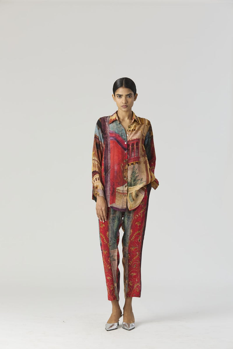 VILLA ROMA CO-ORD SET mul by Yam in multi color for women in Singapore