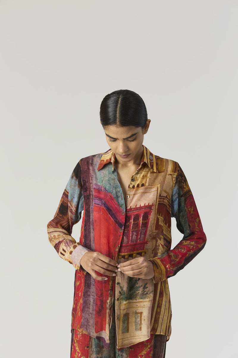 VILLA ROMA CO-ORD SET mul by Yam in multi color for women in Singapore