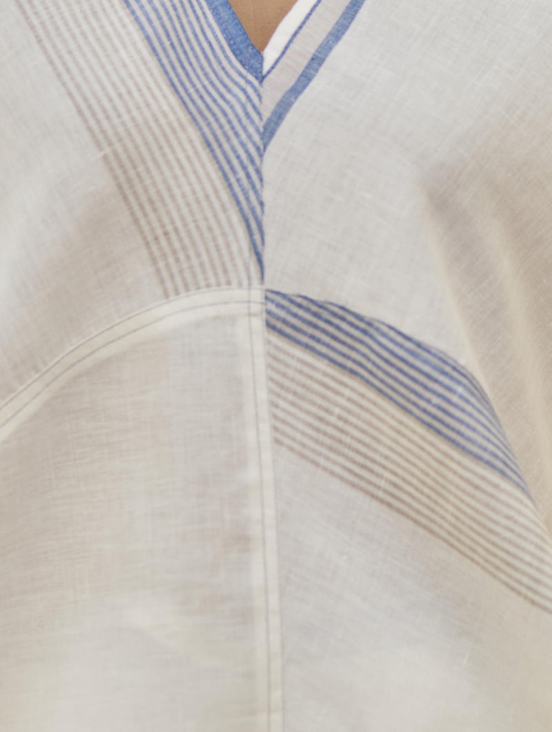 Moriko Border Linen Co-ord Set
- Ivory linen by Manan in ivory color for women in Singapore