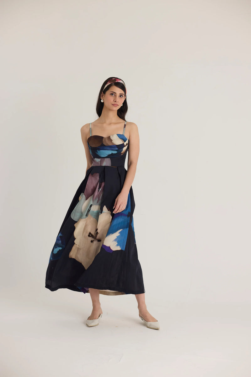 YAMPOP25-6 ROCCO COWL DRESS-Size L