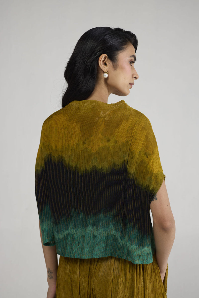 Uri Pintucks Top top/shirt by YAM-ORIENTAL GARDEN SEP'26 for women in Singapore