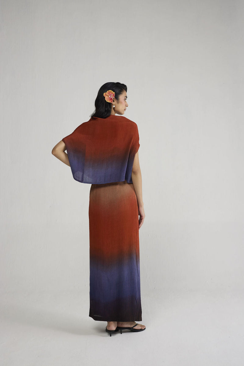 Ume Pintucks Wrap Skirt skirt by YAM-ORIENTAL GARDEN SEP'26 for women in Singapore