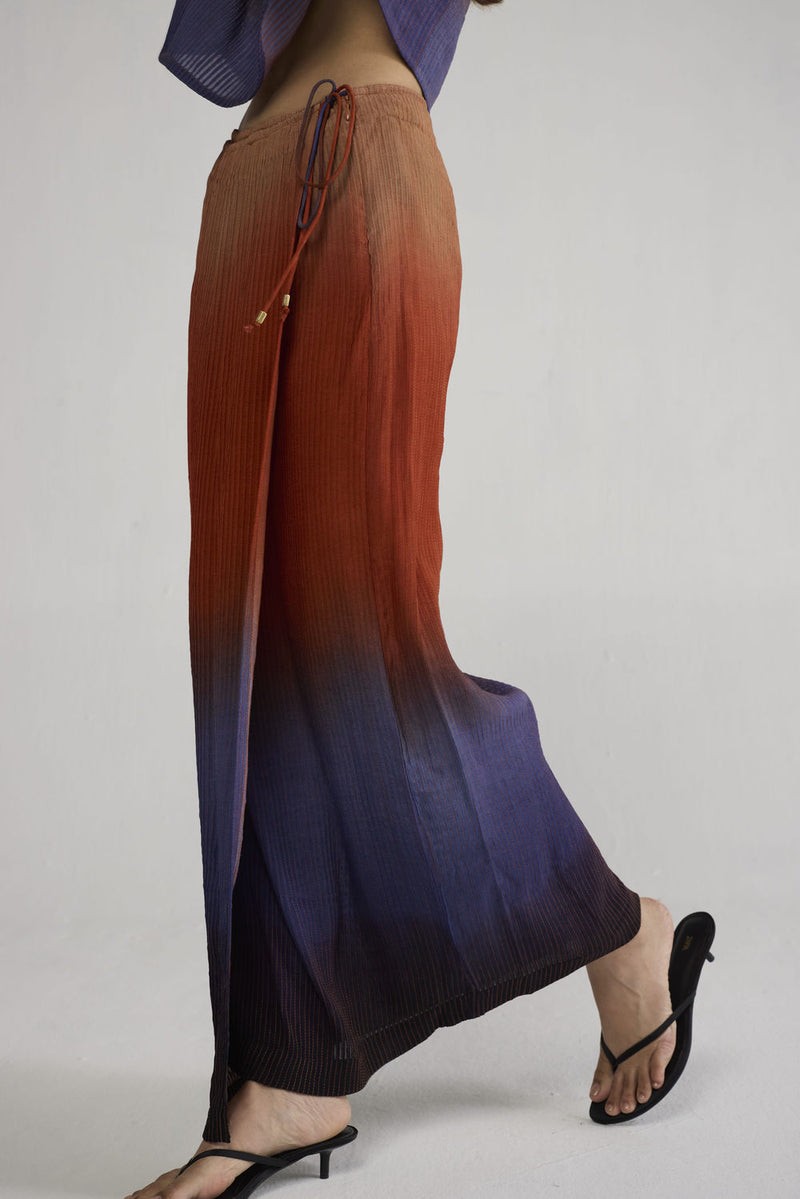 Ume Pintucks Wrap Skirt skirt by YAM-ORIENTAL GARDEN SEP'26 for women in Singapore