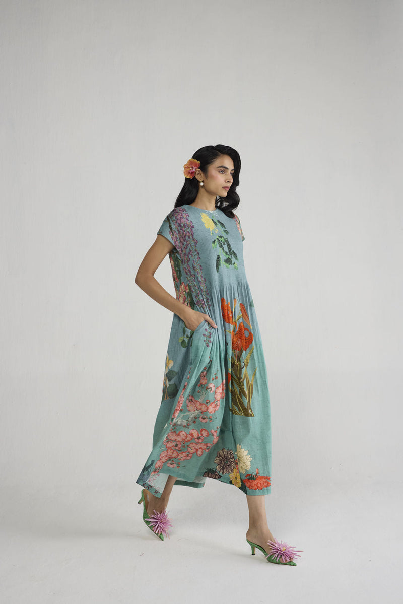 Itsuki Pintucks Dress dress by YAM-ORIENTAL GARDEN SEP'26 for women in Singapore