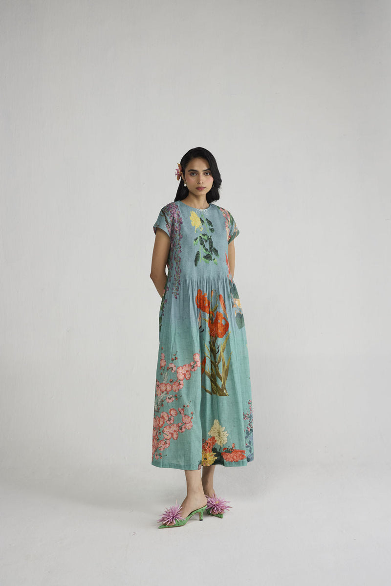 Itsuki Pintucks Dress dress by YAM-ORIENTAL GARDEN SEP'26 for women in Singapore