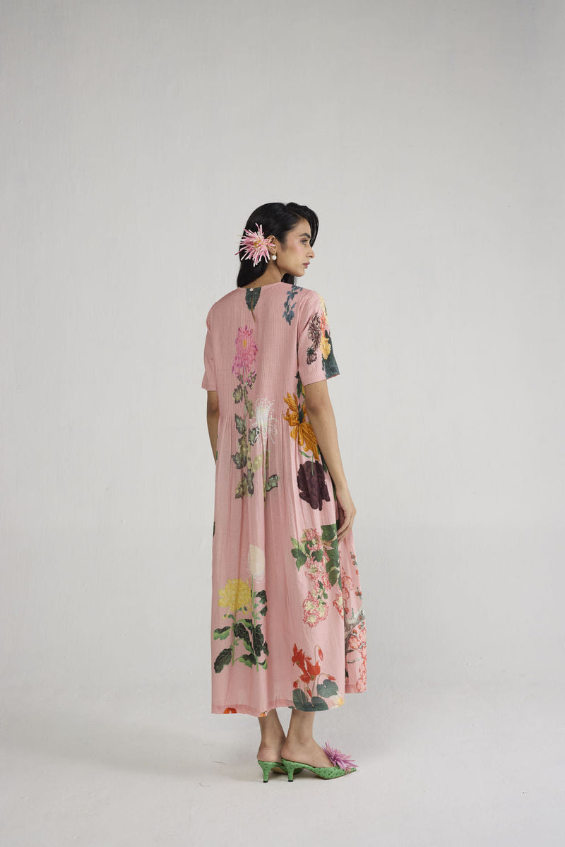Sakura Pintucks Dress dress by YAM-ORIENTAL GARDEN SEP'26 for women in Singapore
