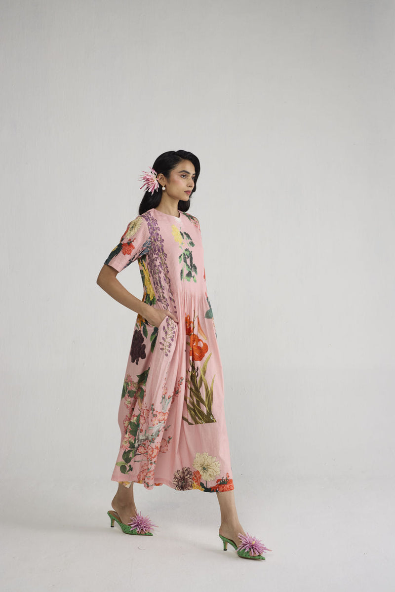 Sakura Pintucks Dress dress by YAM-ORIENTAL GARDEN SEP'26 for women in Singapore