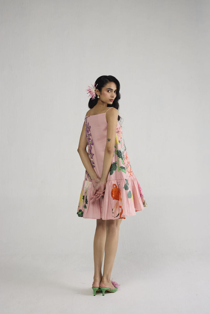 Sakura Short Frill Dress dress by YAM-ORIENTAL GARDEN SEP'26 for women in Singapore