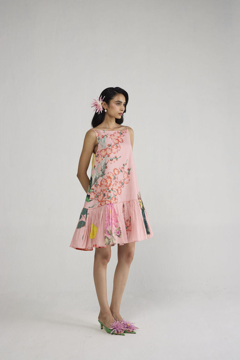 Sakura Short Frill Dress dress by YAM-ORIENTAL GARDEN SEP'26 for women in Singapore