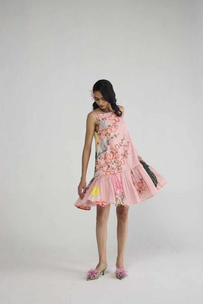 Sakura Short Frill Dress dress by YAM-ORIENTAL GARDEN SEP'26 for women in Singapore