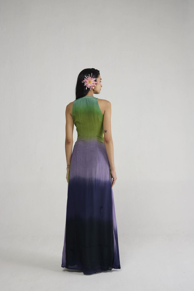 Hana V Neck Draped Dress dress by YAM-ORIENTAL GARDEN SEP'26 for women in Singapore
