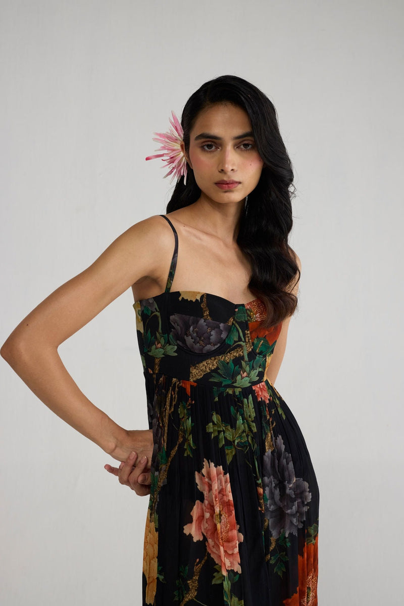 Himari Crepe Bralette Dress dress by YAM-ORIENTAL GARDEN SEP'26 for women in Singapore