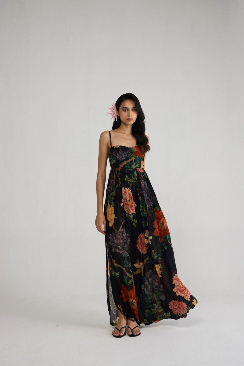 Himari Crepe Bralette Dress dress by YAM-ORIENTAL GARDEN SEP'26 for women in Singapore