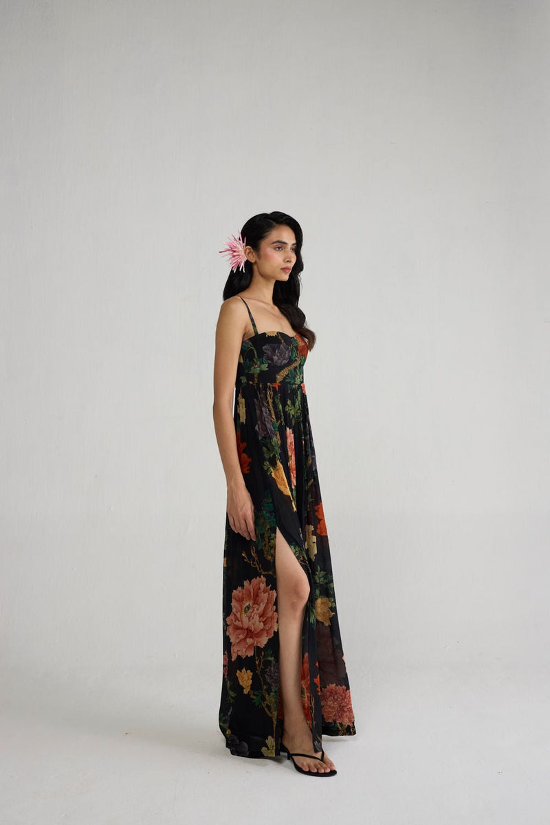 Himari Crepe Bralette Dress dress by YAM-ORIENTAL GARDEN SEP'26 for women in Singapore