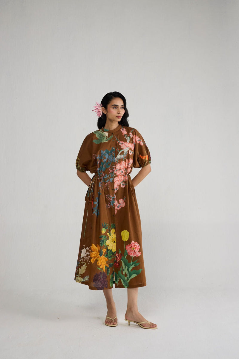 Emi Side Tie Up Dress dress by YAM-ORIENTAL GARDEN SEP'26 for women in Singapore