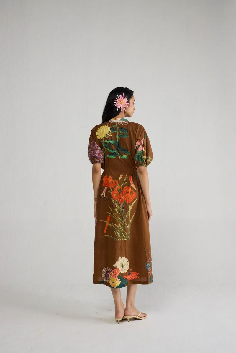 Emi Side Tie Up Dress dress by YAM-ORIENTAL GARDEN SEP'26 for women in Singapore