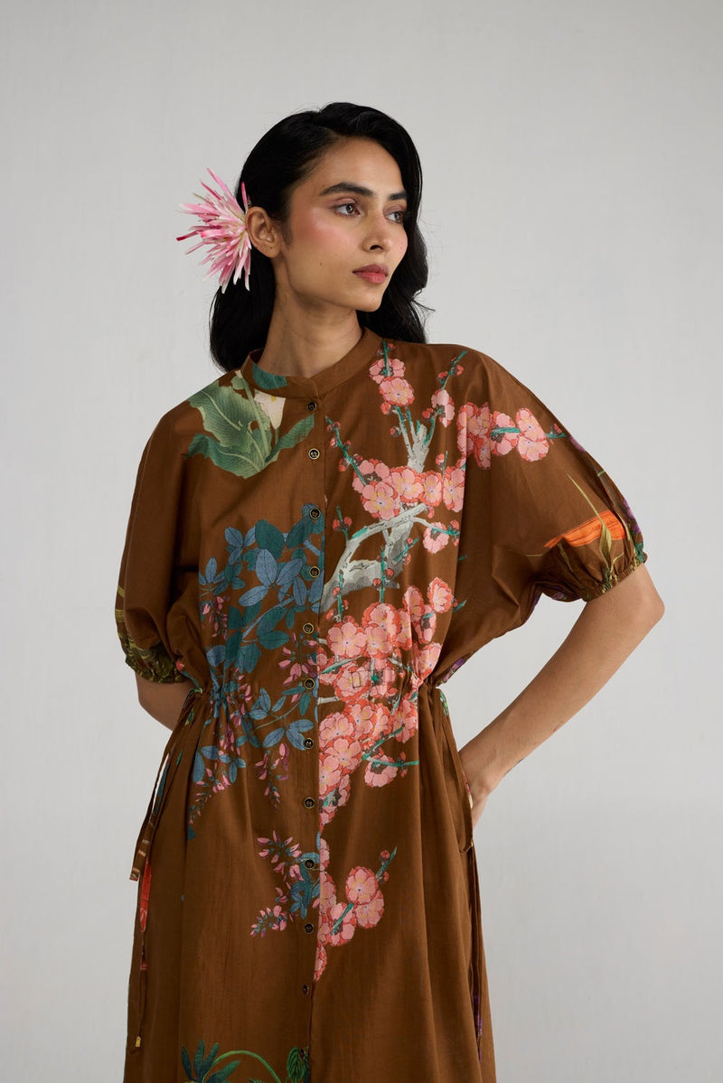 Emi Side Tie Up Dress dress by YAM-ORIENTAL GARDEN SEP'26 for women in Singapore