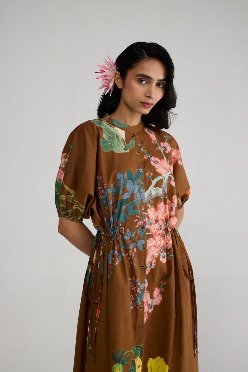 Emi Side Tie Up Dress dress by YAM-ORIENTAL GARDEN SEP'26 for women in Singapore