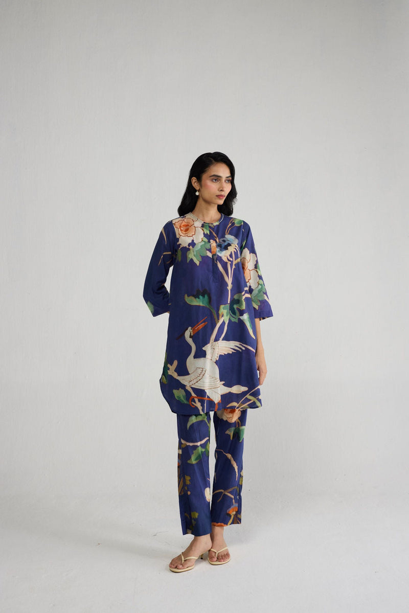 Fuji Short Kurta Set co-ord set by YAM-ORIENTAL GARDEN SEP'26 for women in Singapore