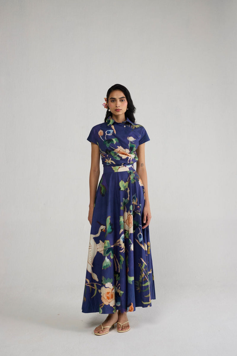 Fuji Side Buttons Dress dress by YAM-ORIENTAL GARDEN SEP'26 for women in Singapore