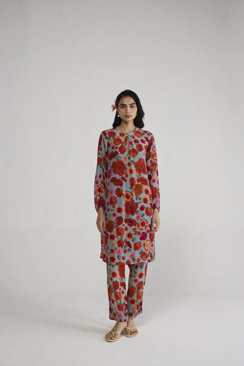 Haruka Crepe Kurta Set co-ord set by YAM-ORIENTAL GARDEN SEP'26 for women in Singapore