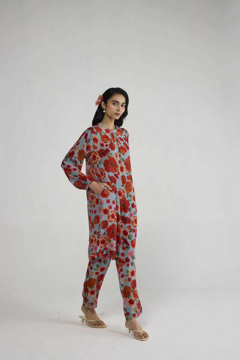 Haruka Crepe Kurta Set co-ord set by YAM-ORIENTAL GARDEN SEP'26 for women in Singapore