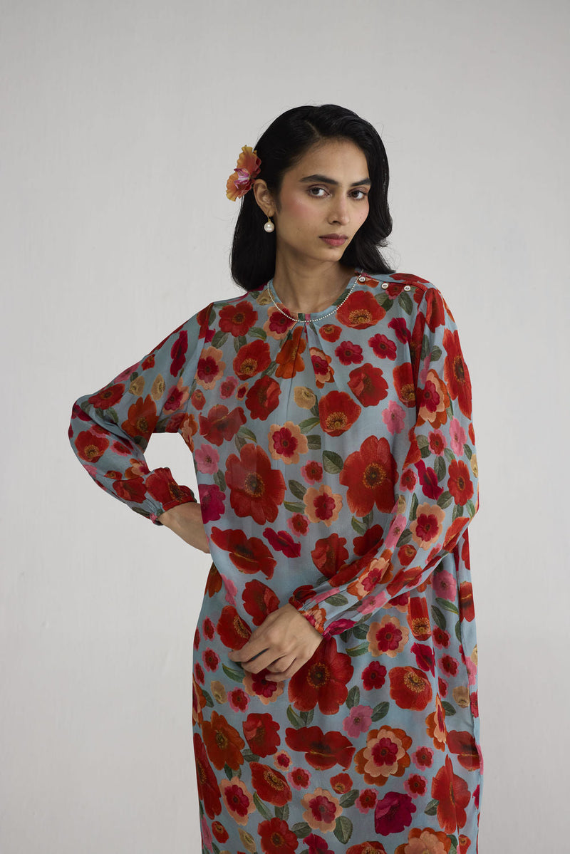 Haruka Crepe Kurta Set co-ord set by YAM-ORIENTAL GARDEN SEP'26 for women in Singapore
