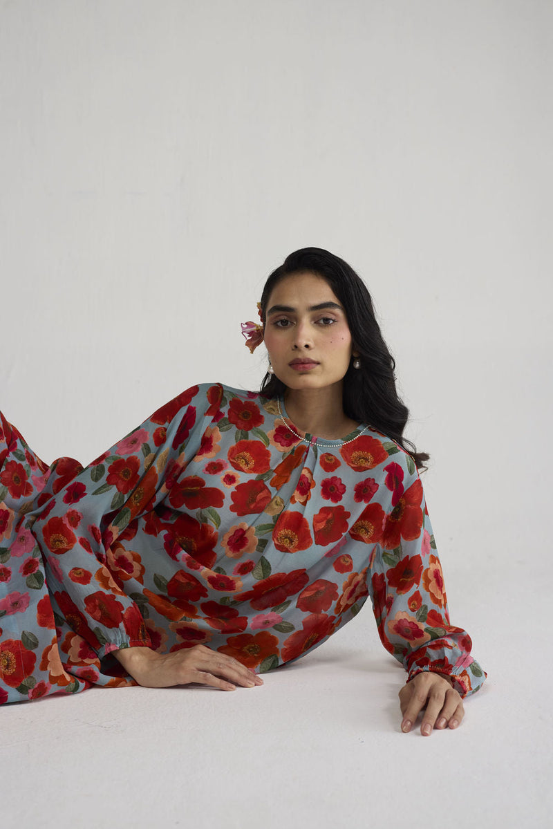 Haruka Crepe Kurta Set co-ord set by YAM-ORIENTAL GARDEN SEP'26 for women in Singapore