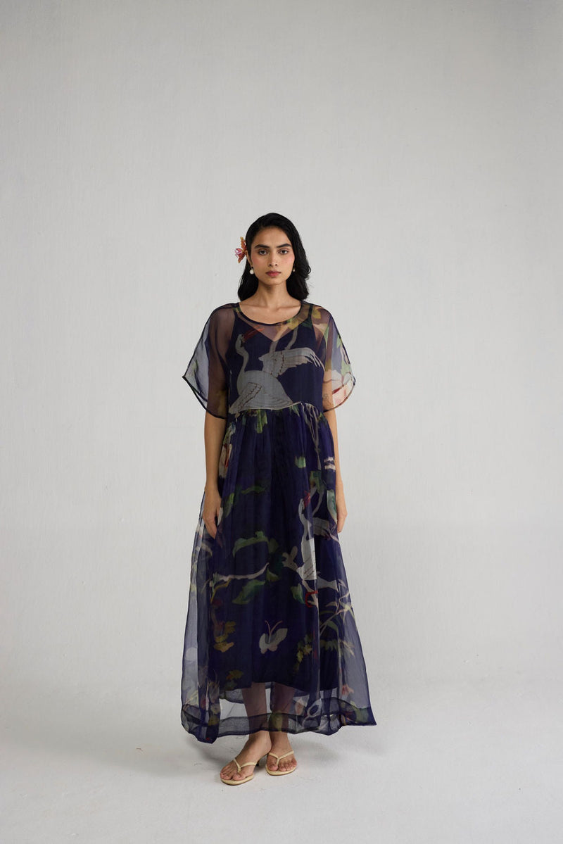 Fuji Organza Dress & Slip dress by YAM-ORIENTAL GARDEN SEP'26 for women in Singapore