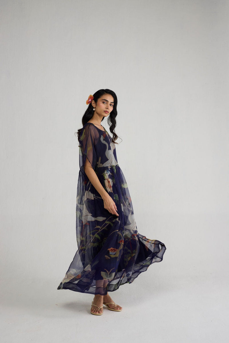 Fuji Organza Dress & Slip dress by YAM-ORIENTAL GARDEN SEP'26 for women in Singapore