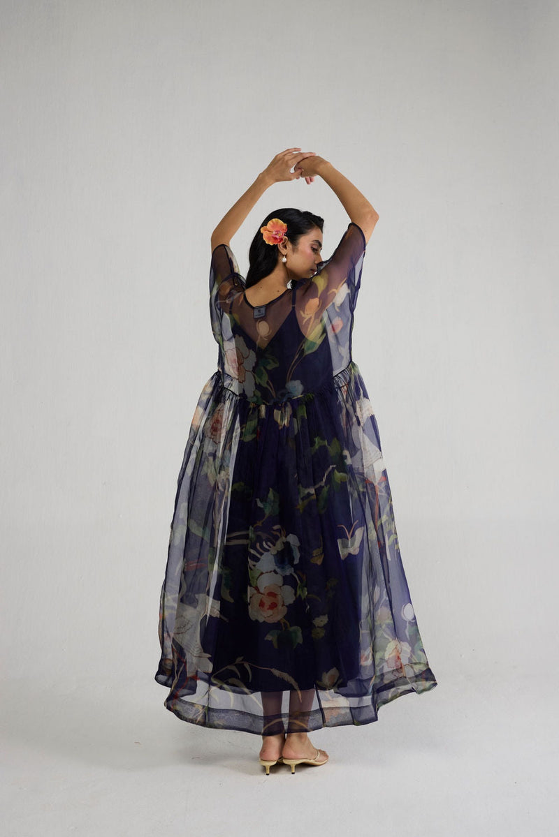 Fuji Organza Dress & Slip dress by YAM-ORIENTAL GARDEN SEP'26 for women in Singapore