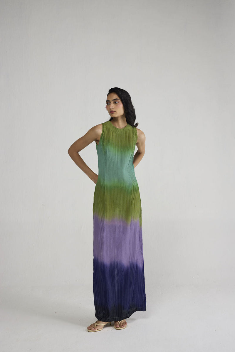 Hana Pintucks Crepe Dress dress by YAM-ORIENTAL GARDEN SEP'26 for women in Singapore