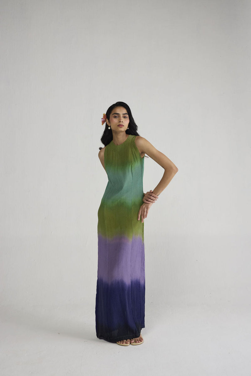 Hana Pintucks Crepe Dress dress by YAM-ORIENTAL GARDEN SEP'26 for women in Singapore