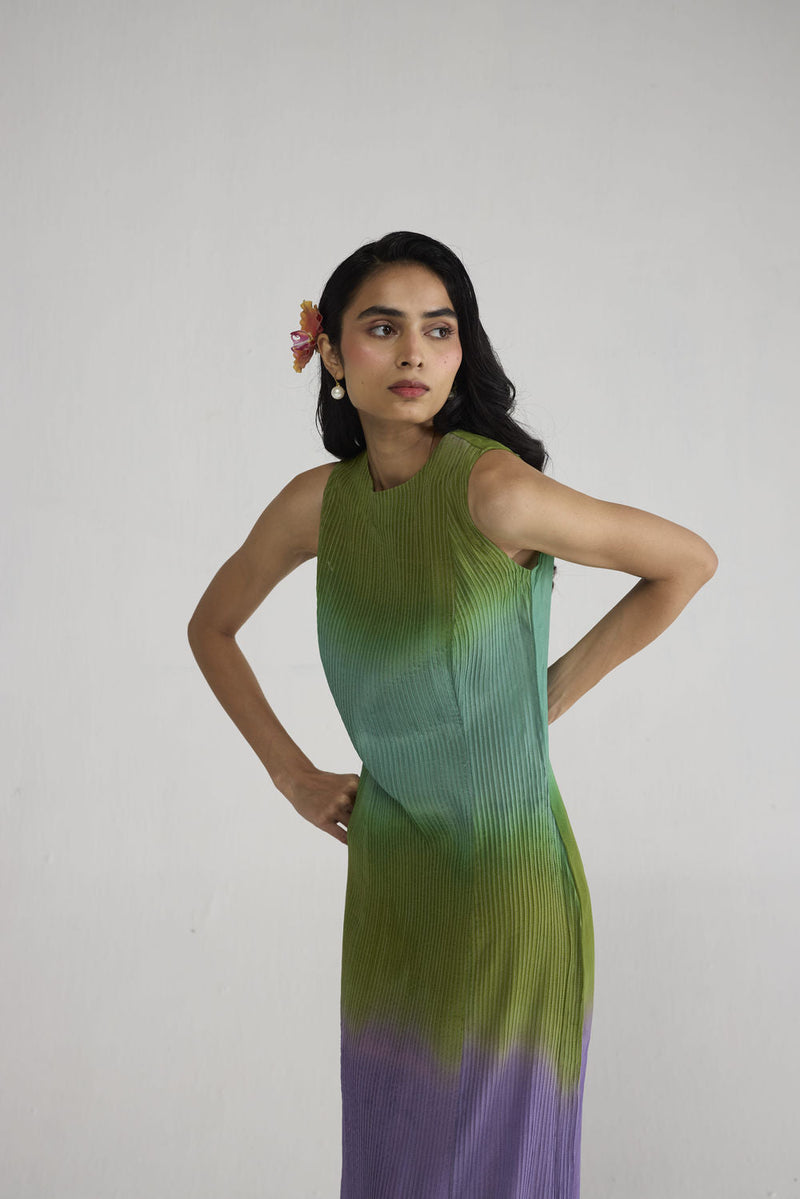 Hana Pintucks Crepe Dress dress by YAM-ORIENTAL GARDEN SEP'26 for women in Singapore