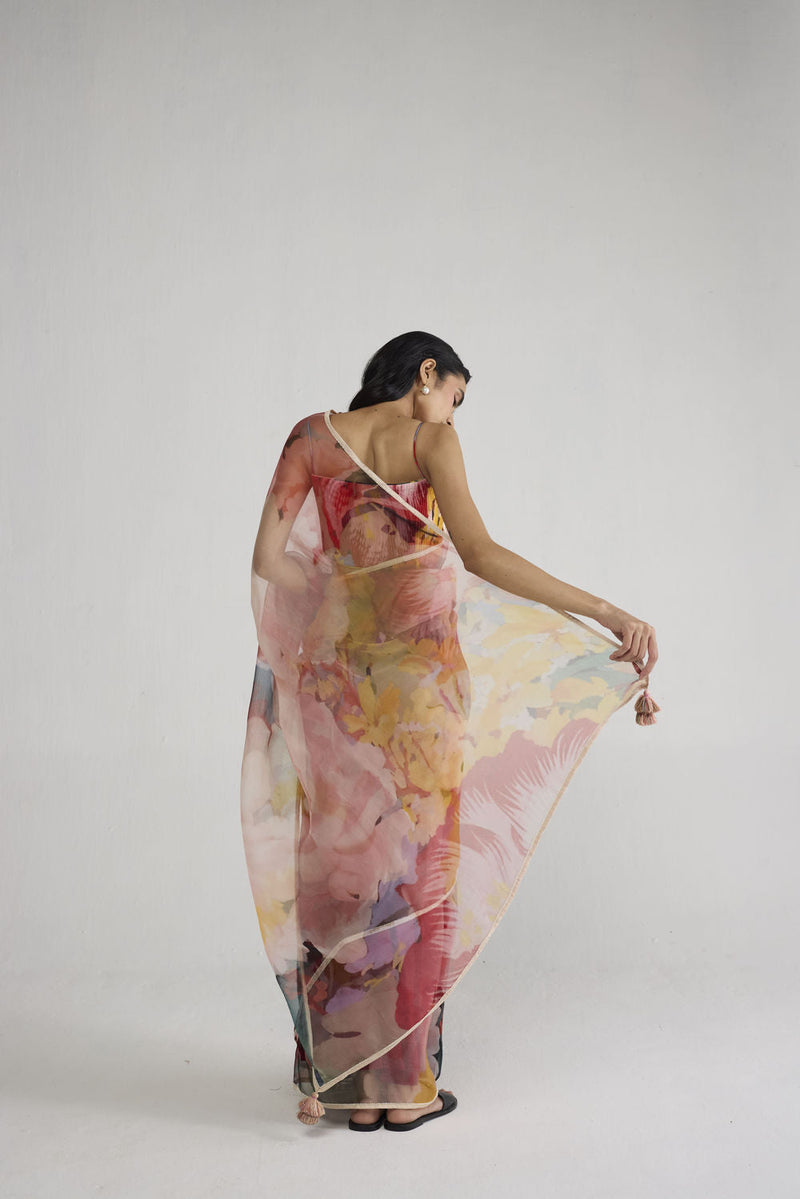 Obu Organza Saree saree by YAM-ORIENTAL GARDEN SEP'26 for women in Singapore